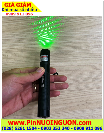 LaserXanh _Đèn chiếu Laser /Bút trình chiếu Laser chiếu ánh xanh 01 tia _Sử dụng pin AAA